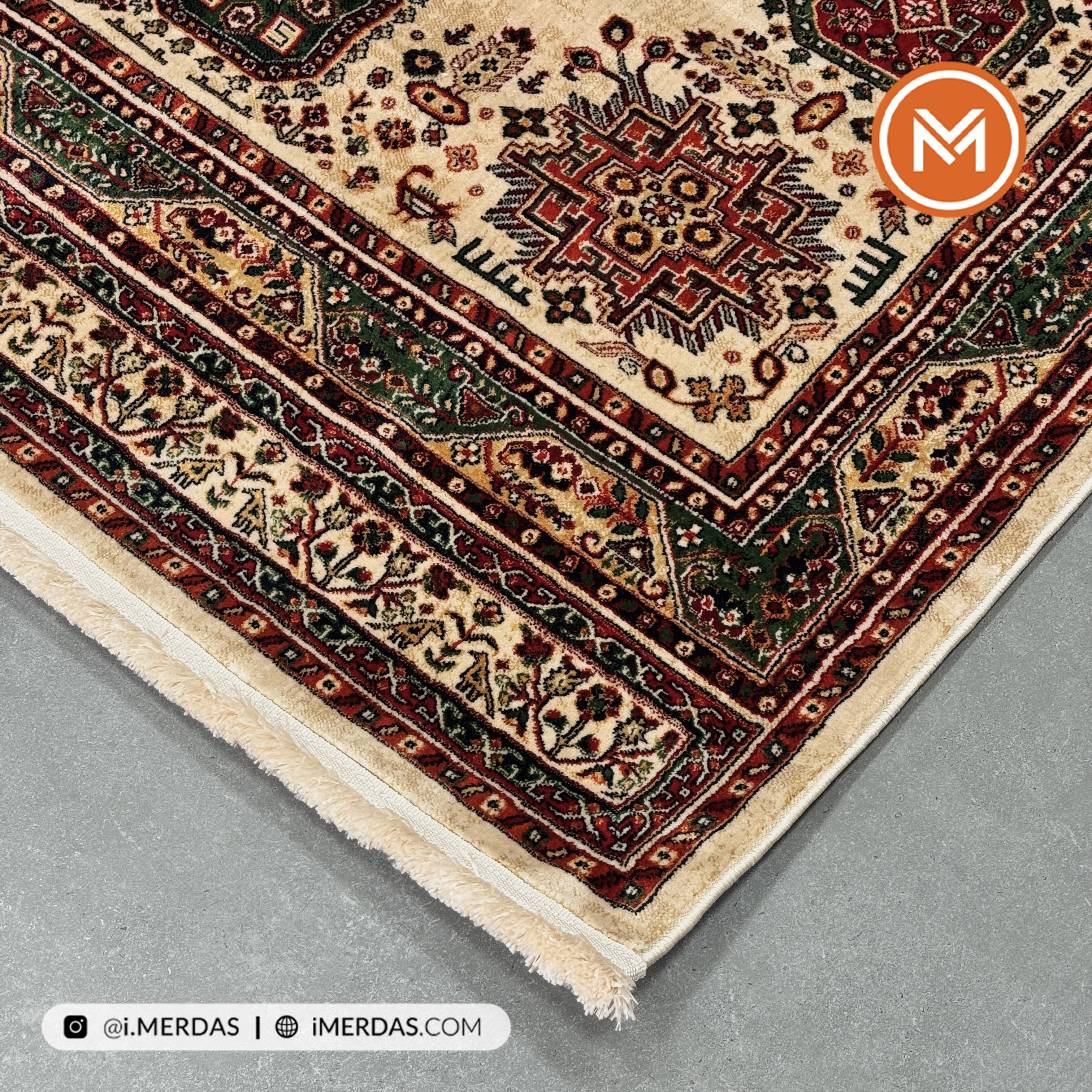 فرش گبه کد 6650 زمینه تمام رنگ